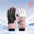 thumbnail image 4 of Tanhomme 2Pairs Winter Gloves, Thermal Warm Gloves Bike Gloves Cycling Gloves for Driving，Cycling，Running，Hiking Winter Outdoor Men Women Snow Skating Snowboarding Windproof Warm Ski Gloves, 4 of 4