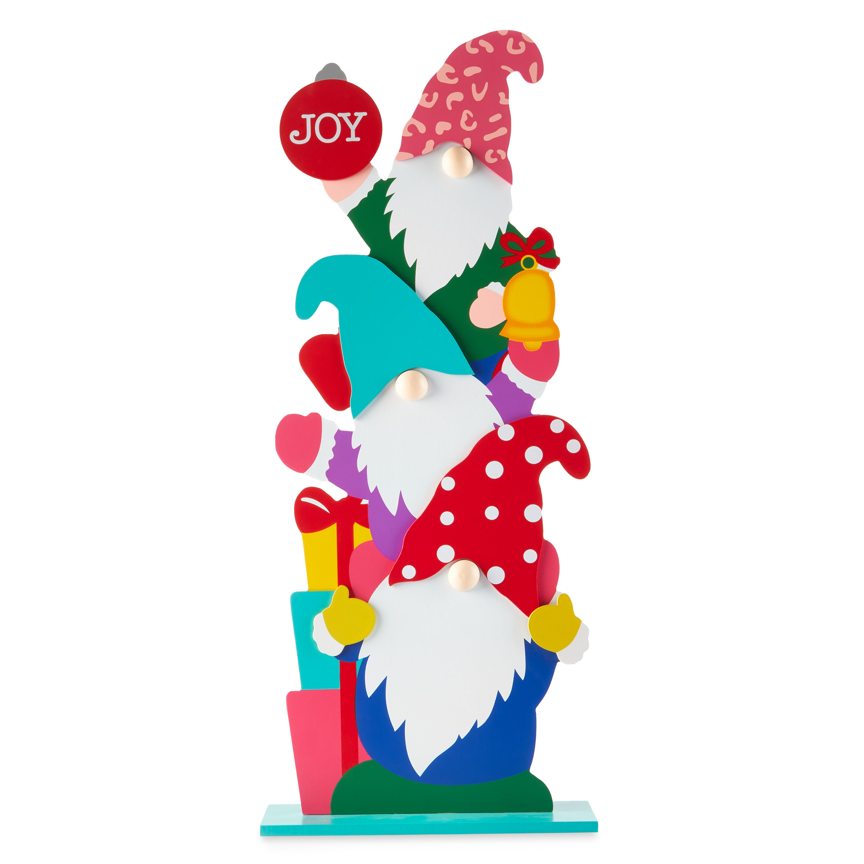 Holiday Time 22in Gnomes Decor