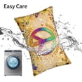 thumbnail image 6 of peace Pillow cases pillow covers Standard Size pillow case pillow protector, Soft ,with Zipper pillowcase 20"x30", 6 of 6
