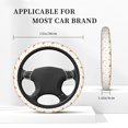thumbnail image 3 of Balery Funny Chicken Fundas elásticas antideslizantes para volante, funda protectora universal para hombre y mujer, 15 pulgadas, accesorios para coche., 3 of 6