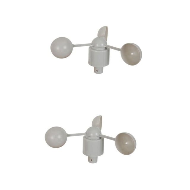 2X Anemómetro de WH-SP-WS01 Instrumento de Medición de la Velocidad del Viento Sensor de Velocidad del Viento Instrumento Meteorológico para Anemómetro