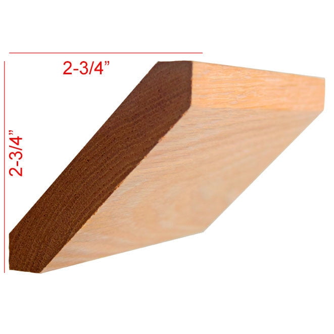 Red Oak 94" Unfinished Crown Moulding Trim