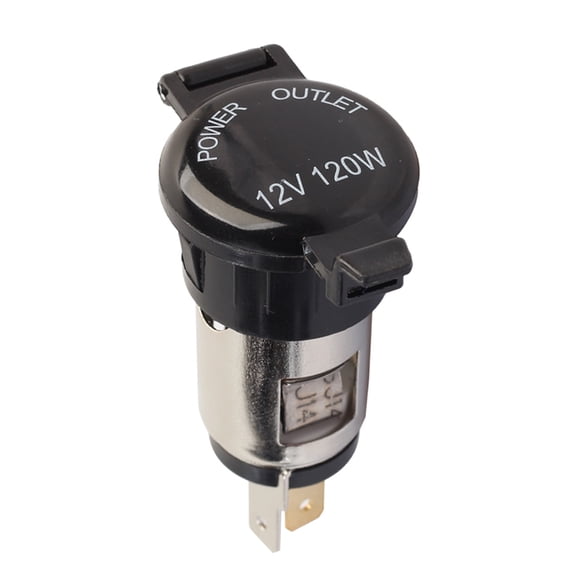 Yibooy Car 10A Cigarette Lighter Female Socket Power Plug with Waterproof Cover