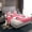 Pink Brown White, variant on Castle Fairy Female Men Women Sport Billiards Twin Sheet Sets 3pcs,Jungle Animal Cheetah Print Twin Fitted Sheet Microfiber,Pink Brown Breathable Flat Sheet,Super Cozy Room Decor