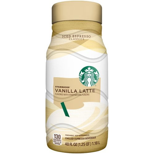 Starbucks, Vanilla Latte Chilled Espresso Beverage, 40 Fl. Oz.
