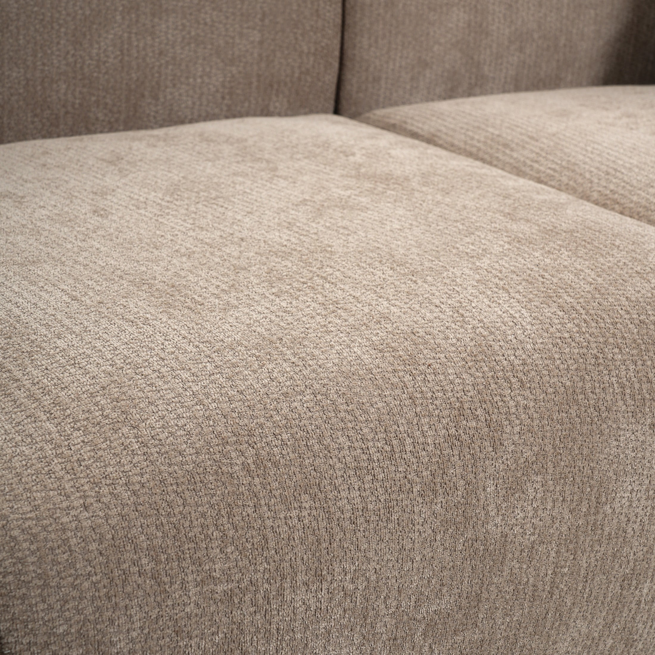Christopher Knight Home 98.5" Curved Contemporary 3-Seat Sofa with Upholstered Plush Seating, Espresso