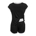 thumbnail image 4 of WAYUTE 2 Piece Sets for Women Summer Casual Short Sleeve Shorts Comfortable Round Neck Sports Athletic Summer Outfit with Pockets, 4 of 5
