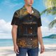 thumbnail image 3 of Balery Rustic Cabin Autumn Forest Camisas hawaianas de manga corta para hombre, camisas playeras de corte holgado, camisas de vacaciones con botones,Medium, 3 of 7