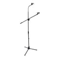 thumbnail image 1 of Floor Mic Stand, Microphone Stand Metal Portable Arm Angle Adjustable Stable Height Adjustable Strong Multifunction  for Stage Performance, 1 of 7