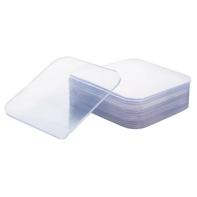 Coofit Tapis Double Face Amovible Carré Auto-Adhésif Mat Préhenseur Invisible Ruban Adhésif
