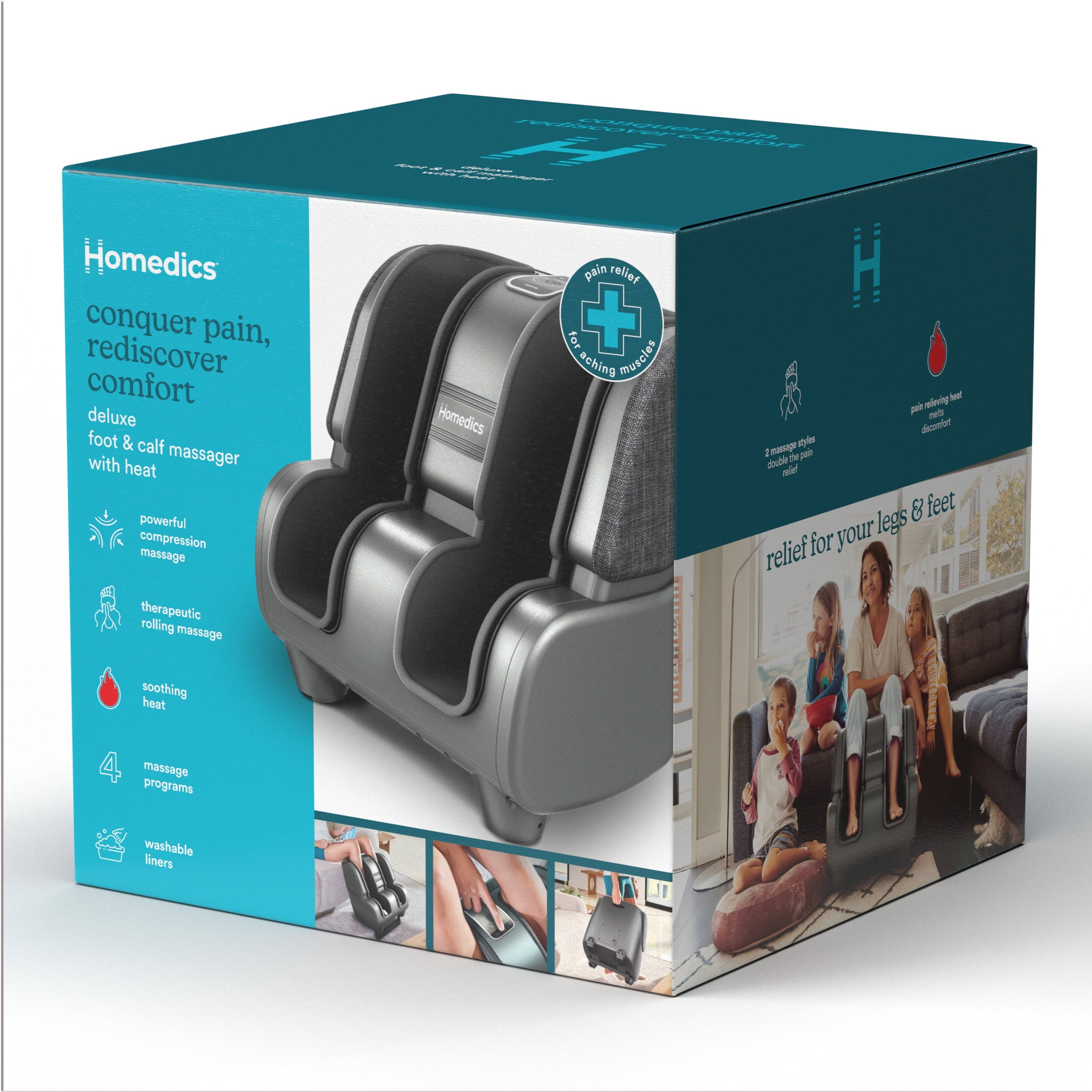 Homedics Therapist Select Foot & Calf Massager FMS-401HJ