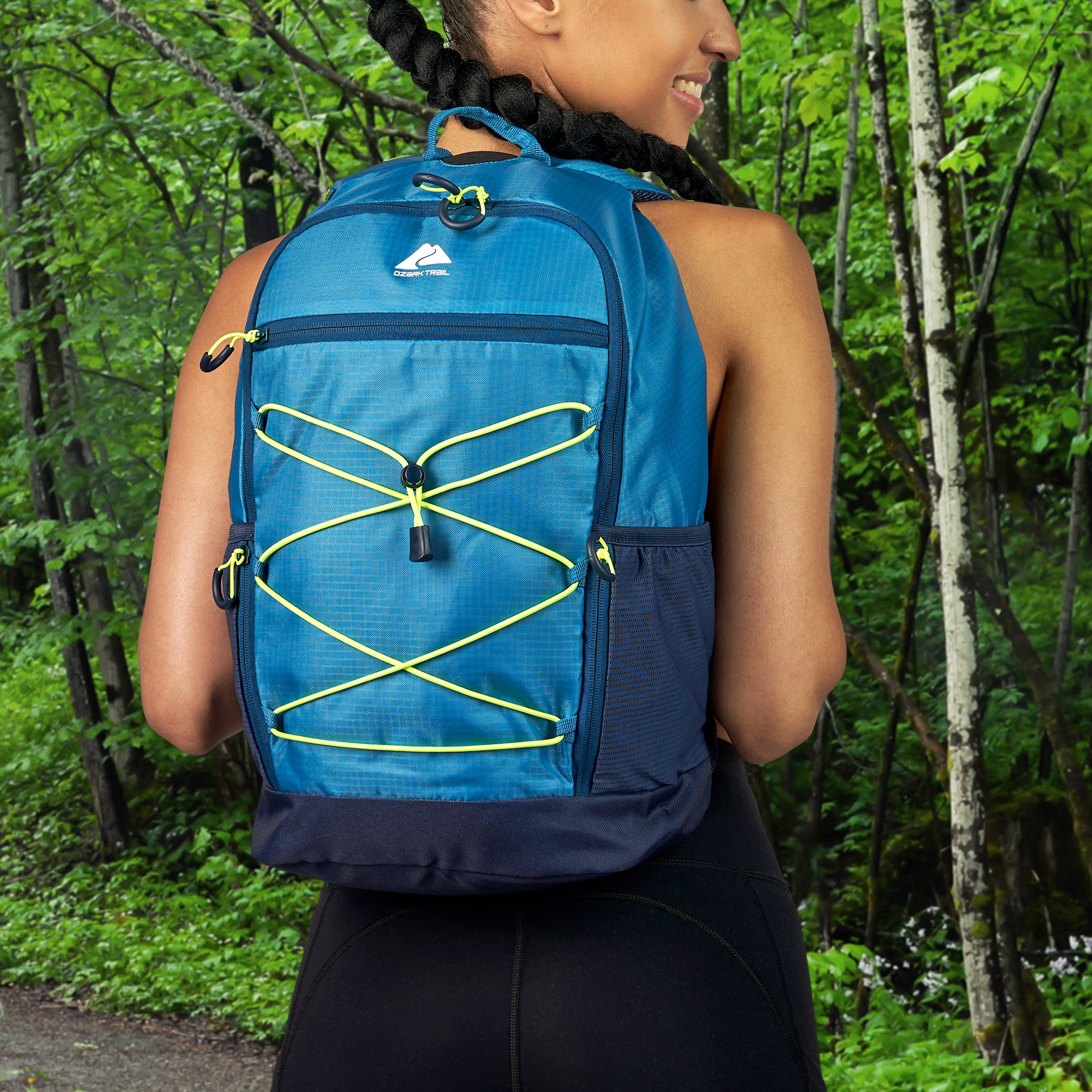 Ozark Trail Fjord Blue 20.5-Liter Lightweight Unisex Backpack