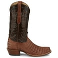 thumbnail image 2 of Tony Lama Men's Buffed Exotic Caiman Western Boot Broad Square Toe Tan 11.5 D(M) US, 2 of 7