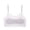 Light Purple, variant on Girls Student Bra Padded Yoga Vest Training Bras Youth Developed Comfy Camisole Seamless Yoga Vest