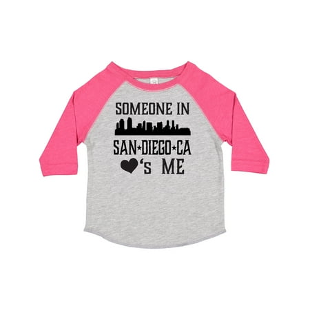 

Inktastic San Diego California Someone Loves Me Skyline Gift Toddler Boy or Toddler Girl T-Shirt