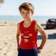 thumbnail image 5 of Camisola de Niños Pequeños con Impresión de Gradiente Lindo, Tela Suave sin Mangas para el Uso Casual Y Ocasiones Especiales, 5 of 6