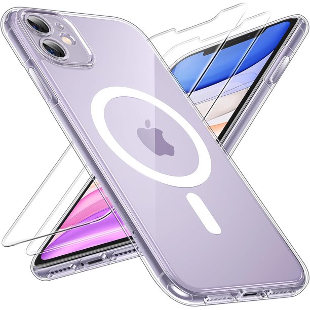 Funda magnética 3 en 1 ANTHOUSE para iPhone 16 Pro Max, protección completa mejorada para la cámara, compatible con Magsafe, protección contra caídas, parachoques trasero mate translúcido para iPhone