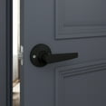 thumbnail image 5 of Lara Door Lever Black Passage Door Handle 6 Pack by Villar Home Designs, 5 of 8
