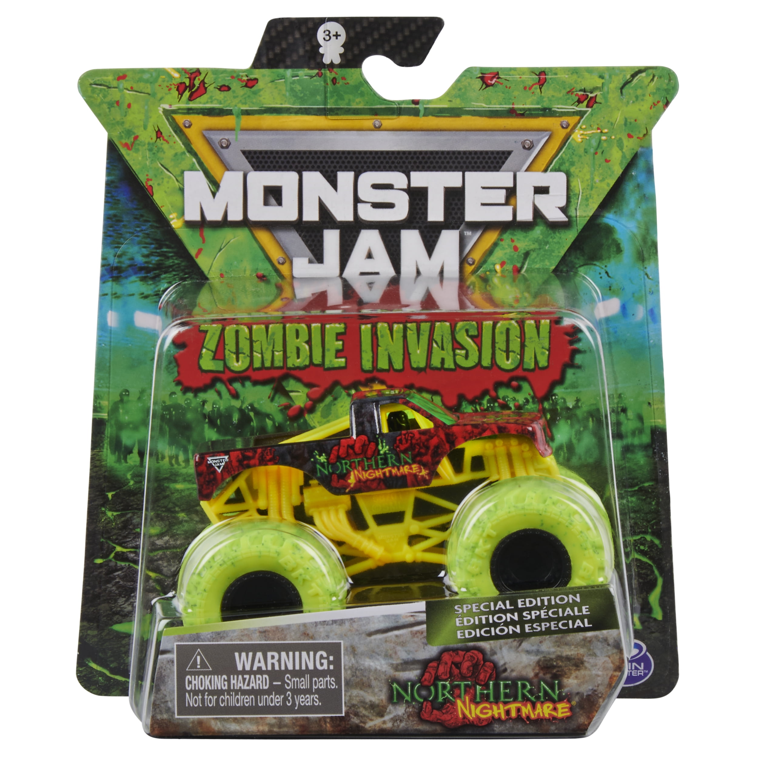 Monster Jam, Official Zombie Invasion Northern Nightmare DieCast Monster Truck, 164 Scale Monster Jam, Official Zombie Invasion Northern Nightmare DieCast Monster Truck, 164 Scale