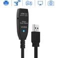 thumbnail image 3 of LAICAIW VCZHS USB 3.0 Extension Cable 100 FT, Active USB Extension Cable Male to Female with 4 Extension chipsets Signal Booster-Extra Long USB Extension Cable (5V/2A Power Adapter Included), 3 of 7