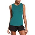 thumbnail image 2 of baleaf Women's Workout Tank Tops Sleeveless Running Athletic Shirts for Yoga Exercise Moisture Wicking Teal M, 2 of 6