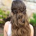 thumbnail image 3 of WORGEOUS 17 Uds. Pinzas para el cabello doradas, pasadores de perlas artificiales, pelo Bobby para damas y niñas, estilo mixto, 3 of 7