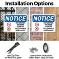 thumbnail image 3 of (2 Pack) No Ignition Sources Turn Off OSHA Notice Sign 24 Inch X 18 Inch Plastic Sign, Weather Resistant, UV Protected for Workplace, Business, and Construction Site, Made in the USA, 3 of 8