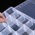 thumbnail image 5 of 15 Grids Oversize Storage Box Container Plastic Box Adjustable Compartment Jewelry Earring Bead Screw Holder Case Display Case 15 Grids, 5 of 5