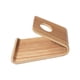 thumbnail image 1 of Soporte para teléfono de escritorio compatible con todos los teléfonos inteligentes Accesorios de viaje compactos de madera Escritorio Marrón claro, 1 of 7