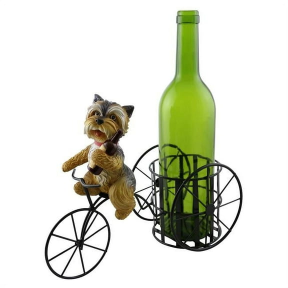 Three Star Import & Export ZK8170 11 x 9 in. Wine Bottle Holder, Dog with Bottle