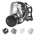 thumbnail image 1 of Full Face Gas Mask, Gas Mask Nuclear And Chemical, With 40mm Activated Carbon Filter, Reusable, 1 of 3