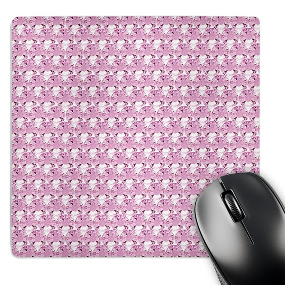 3dRose, Pink Rhinestone Gem Print, MousePad