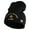 Black, variant on Star US Army Veteran Retired Symbol Embroidered 8 Inch Solid Knit Short Beanie Made in USA - Charcoal OSFM