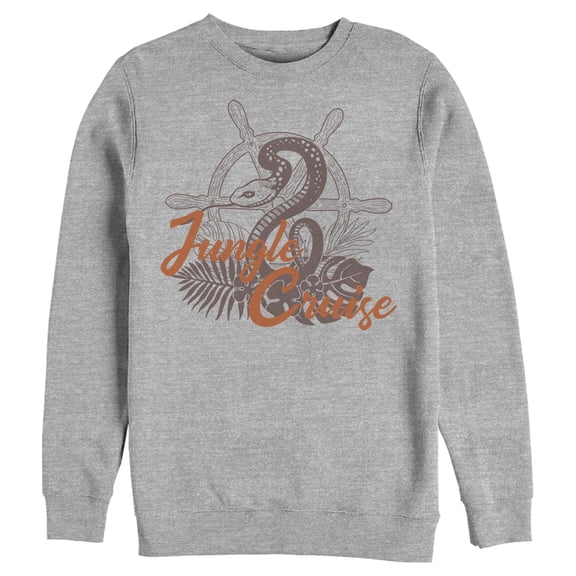 Men's Jungle Cruise Snake Logo Sweatshirt Athletic Heather Medium