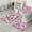 Pink Camo Classic, variant on Green Camo Digital Pixel Pattern Bathroom Rugs Sets 3 Piece,Toilet Cover Set,Absorbent Non Slip Bathroom Mats Sets with U-Shaped Contour Rug Toilet Rug Set