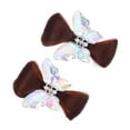 thumbnail image 1 of Bun Hair Pieces, Hair Bun Extension High Temperature Silk Fashionable 2Pcs Soft  for Daily Styling Dark Brown,Light Brown, 1 of 7