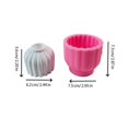 thumbnail image 3 of Simple Striped Candlestick Resins Mould DIY Castings Moulds Concrete Candle, 3 of 5