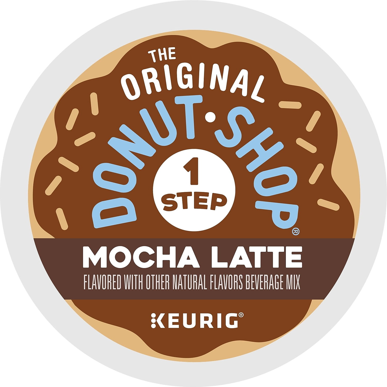 The Original Donut Shop® Single-Serve K-Cup®, 1-Step Mocha Latte, Carton of 20