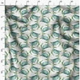thumbnail image 3 of Soimoi White Cotton Duck Fabric Crabs Ocean Decor Fabric Printed Yard 56 Inch Wide, 3 of 6