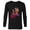 Black, variant on Disney Classic Beauty and the Beast Silhouette Dance - Long Sleeve T-Shirt for Men – Customized-Athletic Heather