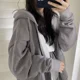 thumbnail image 4 of Sudadera Simple Con Capucha, De Felpa, Color Liso, Unisex, 4 of 8