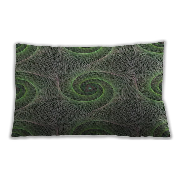 Ahgly Company Indoor Rectangular Patterned Lumbar Throw Pillow, 13 inch by 19 inch