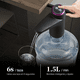 thumbnail image 3 of Bomba De Agua Eléctrica Recargable Portátil negro morado, 3 of 5
