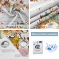 thumbnail image 2 of Green Orange Fall Blackout Curtains for Bedroom/Living Room, Thermal Insulated Kitchen Curtains, Thanksgiving Pumpkins Maple Leaf Vintage Grommet Darkening Window Treatment Drapes 42"x63"x2, 2 of 6
