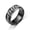 Black silver, variant on Fashionable Stainless Steel Chain Rotating Ring