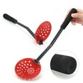 thumbnail image 3 of 2pcs Fishing Tackles & Equipment Foldable Plastic Non slip Winter Ice Fishing Scoop Red, 3 of 14