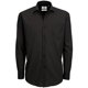 thumbnail image 1 of B&C - Camisa de manga larga Modelo Smart (Tallas grandes) para Hombre Caballero - Fiesta/Trabajo/Eventos importantes (Negro), 1 of 2