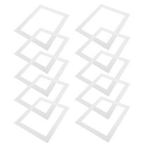 FRCOLOR 20 Pcs Mat Board Photo Picture Frame Matte for Framing White