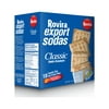 Rovira Export Sodas Classic Soda Crackers, Family Size Foil Fresh Pack, 18oz Carton Box