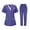 Dark Purple, variant on Nursing Uniforms Scrub Set for Woman Short Sleeve Workwear Nurse Suit Set Light Blue L